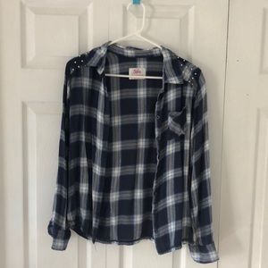 Navy Blue Flannel